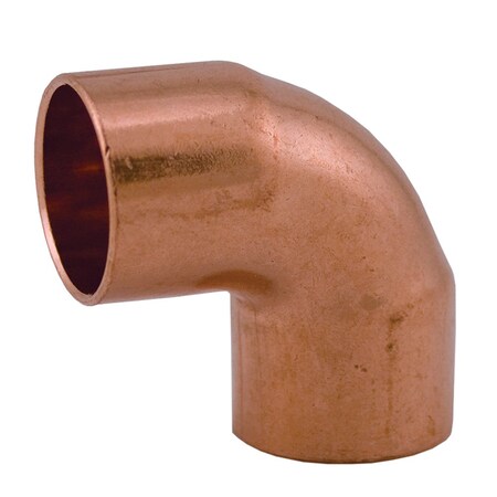 Jones Stephens 1-1/2in. x 1-1/4in. Wrot Copper Short Turn 90Deg. Elbow C75037